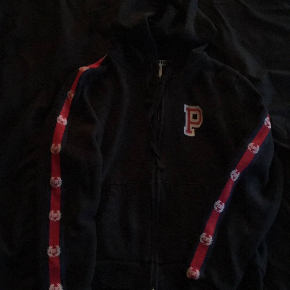 VS Pink zip up hoodie